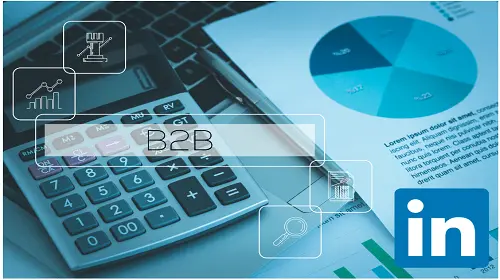 תרשים עסקי של לינקדאין מכירות B2B וניתוח נתונים